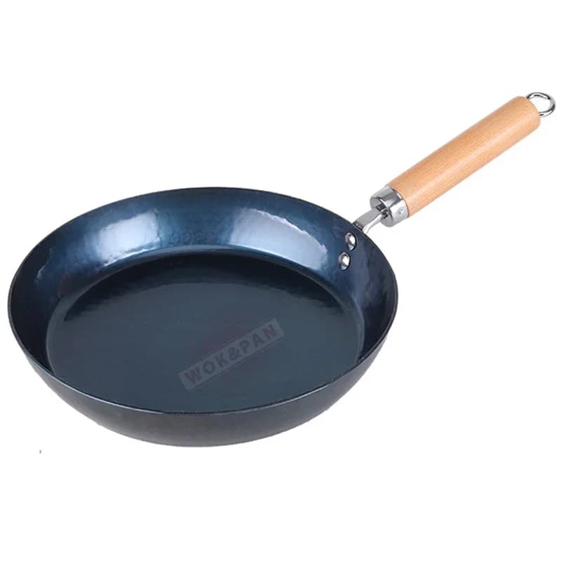 Cast Iron Skillet With Detachable Wooden Handle