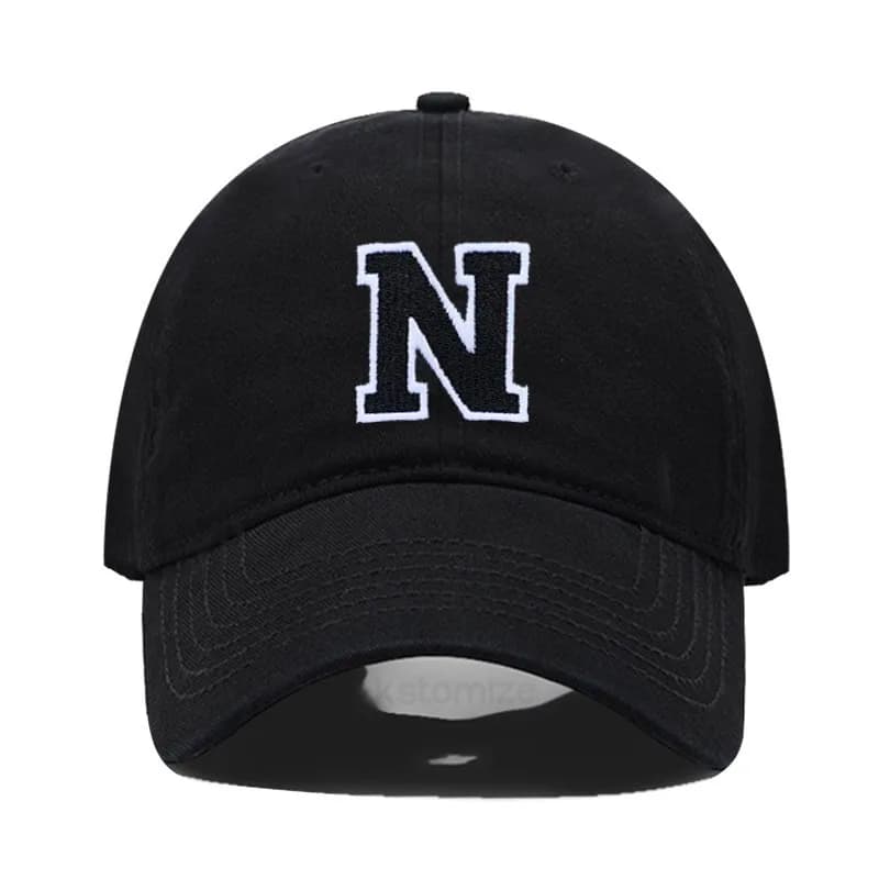 Embroidered Initial Baseball Cap