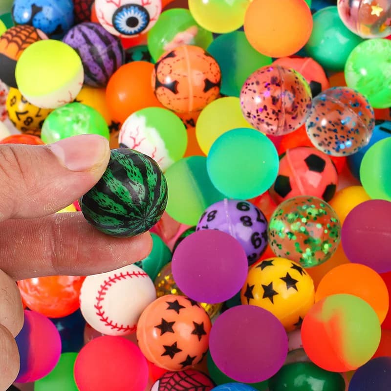 Rubber Bouncy Balls 27MM Bulk Party Favors