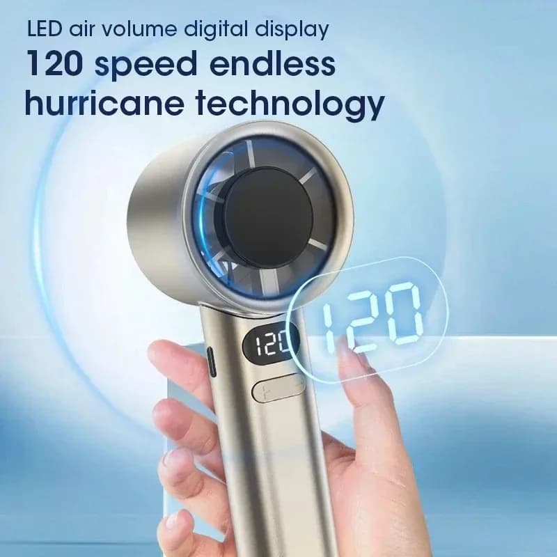 Mini Handheld Fan with 4 Speeds