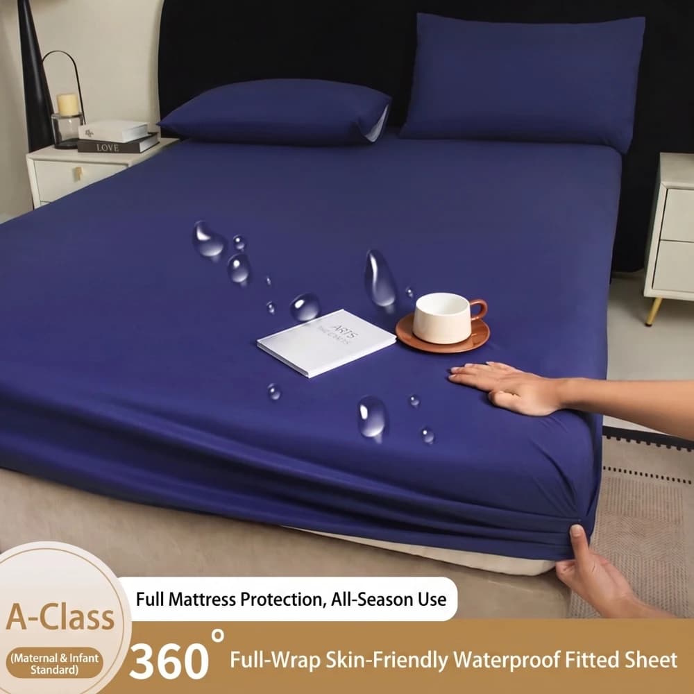 Waterproof Mattress Cover Fitted Sheet