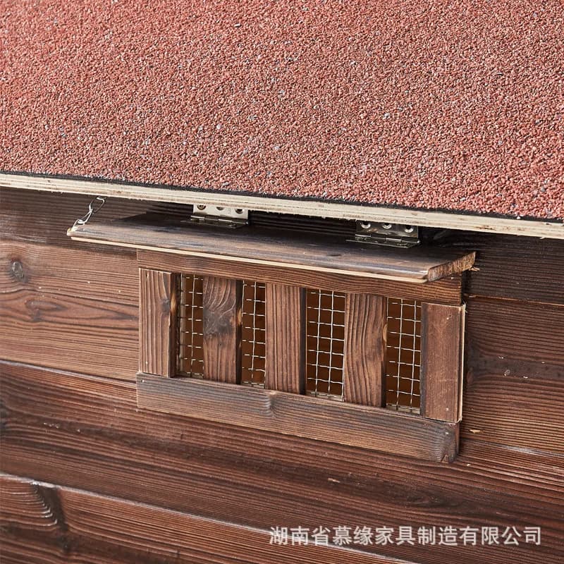 Solid Wood Large Dog House Kennel