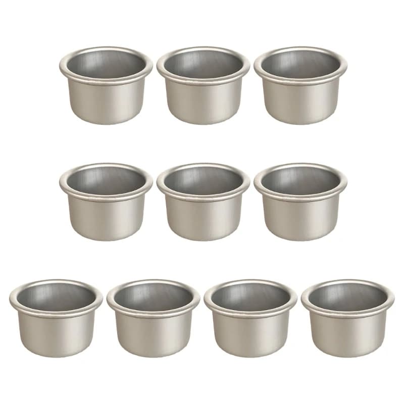 Nonstick Aluminum Muffin and Tart Molds, Pack of 10