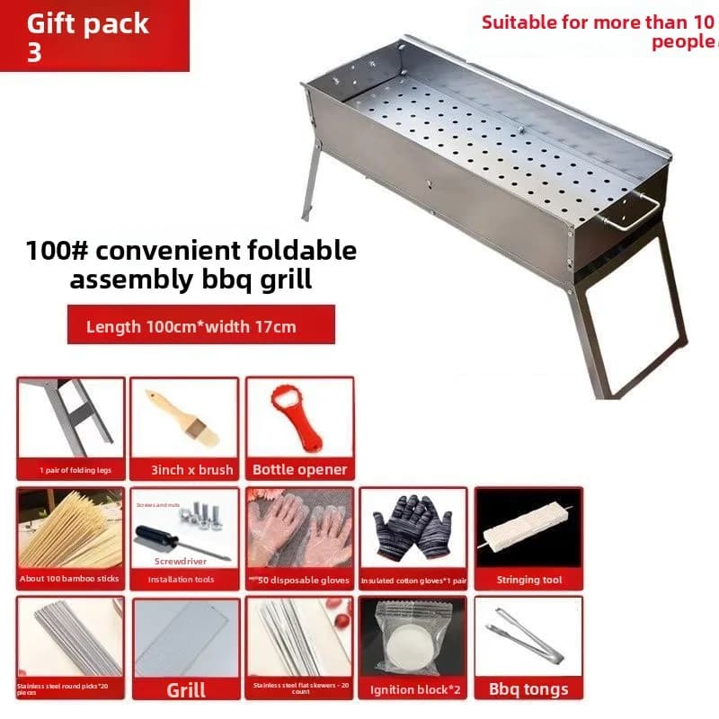 Charcoal Folding Outdoor Grill