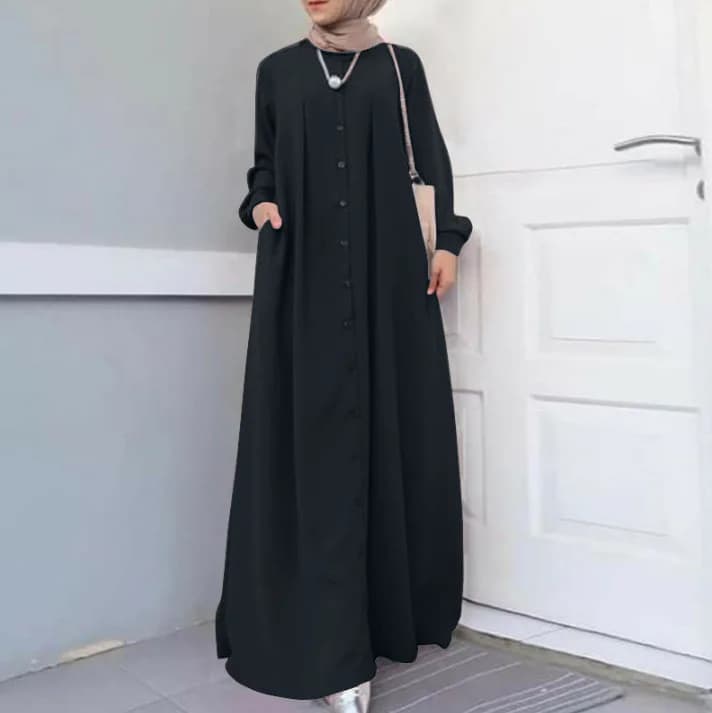 Muslim Maxi Long Sleeve Dress