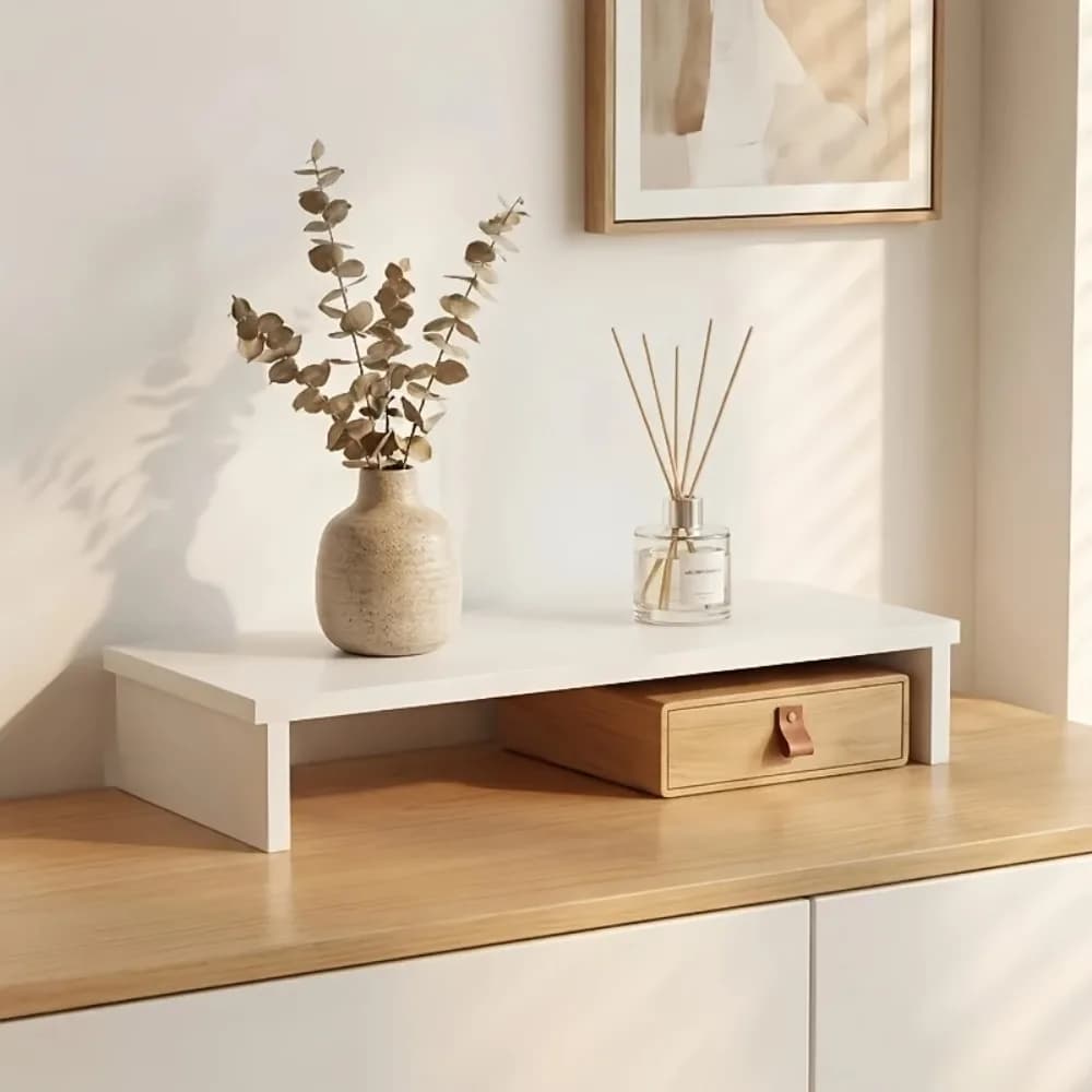 White Ergonomic Laptop Stand