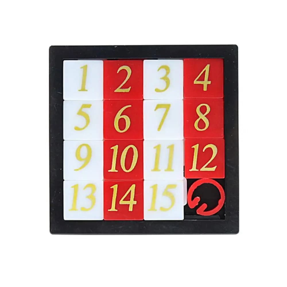 15-Tile Sliding Number Puzzle