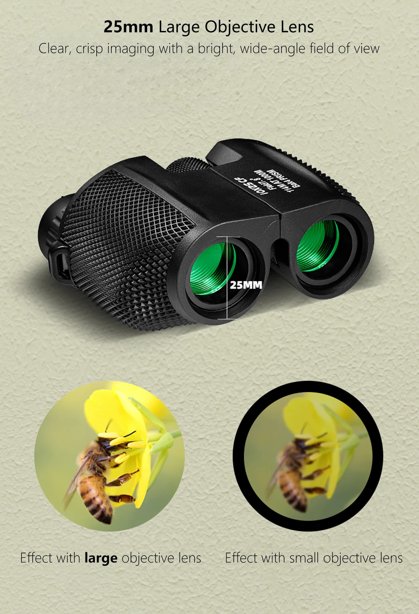 10x25 Binoculars for Bird Watching