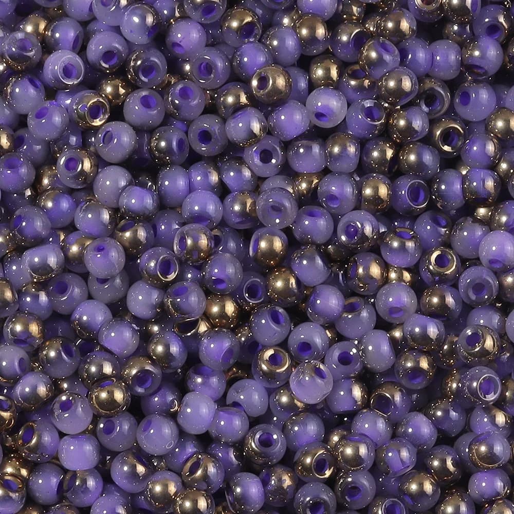 130pc Glass Round Beads Jewelry Making Set