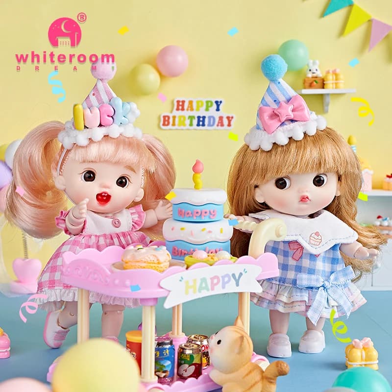 BJD OB11 Pear-Shaped Poseable Mini Doll 13cm