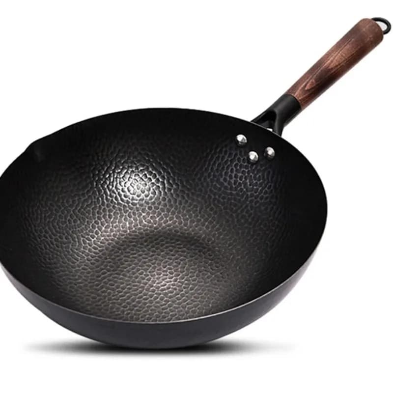Cast Iron Wok 32cm