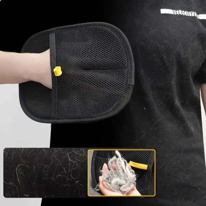 Pet Grooming Gloves Pet Hair Remover Brush Kitten Cleaning Glove Removing Dog Cat Hair From Sofa Carpet Clothes Pet Supplies
