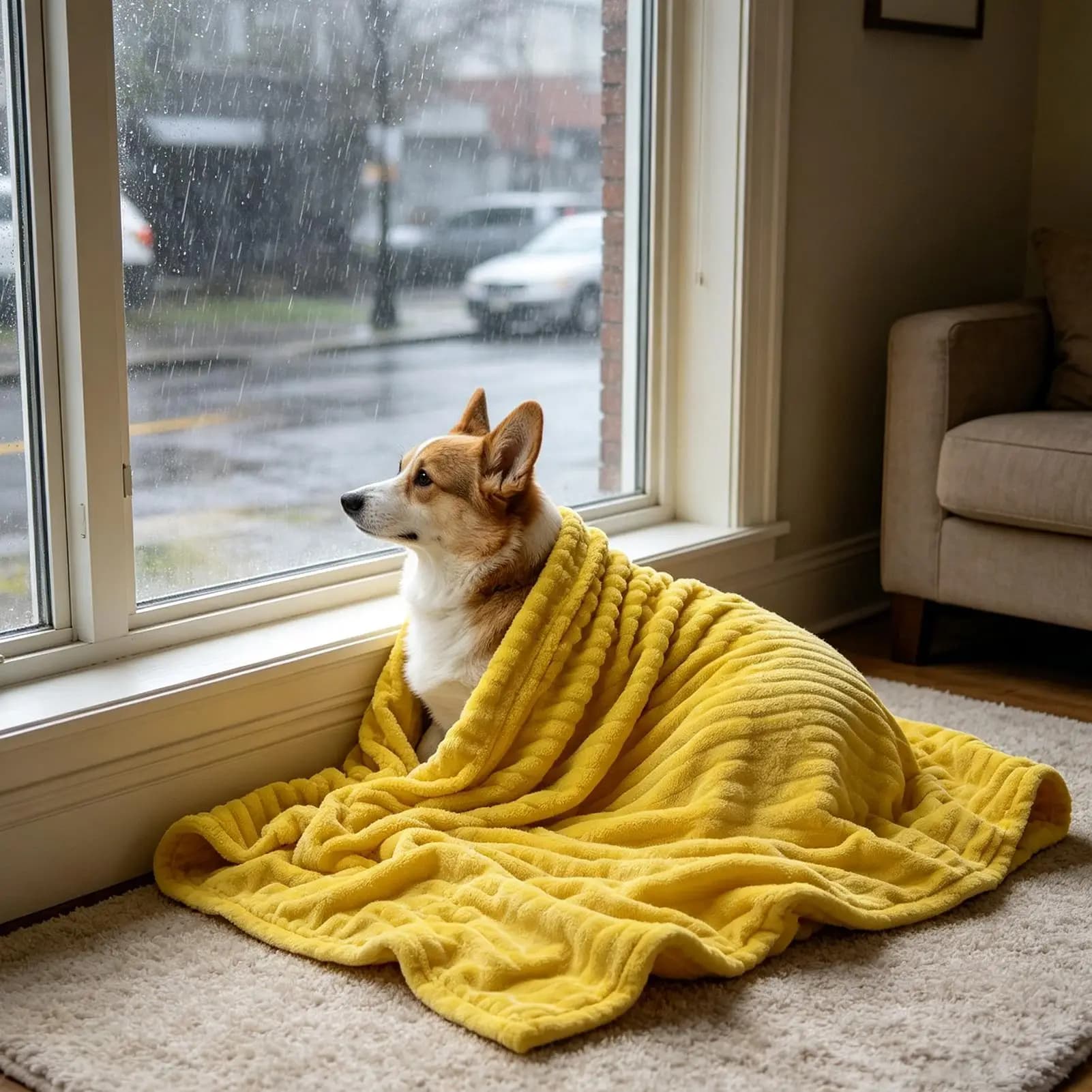 Washable Flannel Pet Blanket 70x100cm