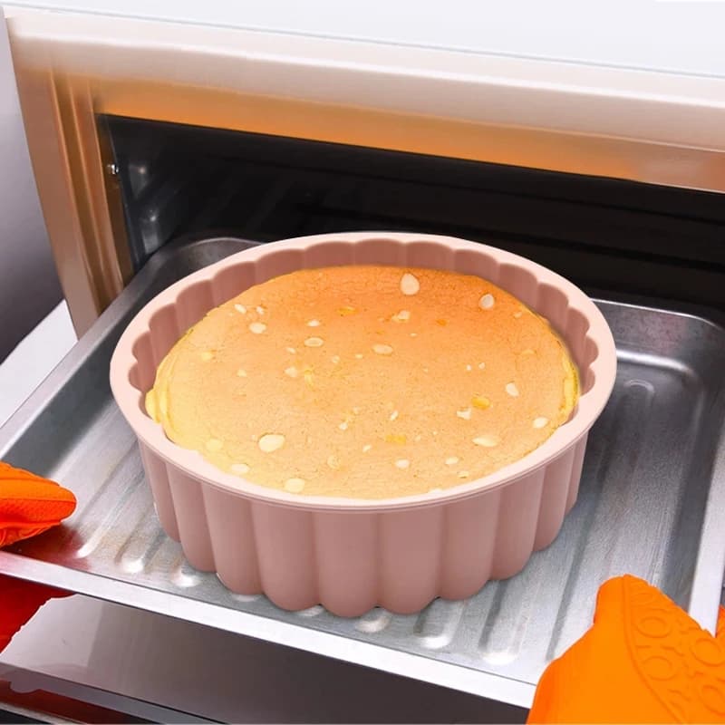 Round Non-Stick Silicone Baking Pan