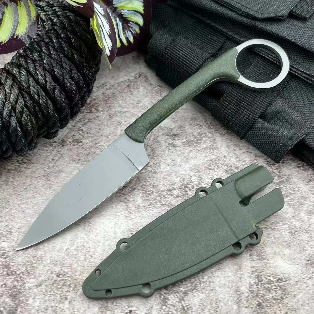 Multifunctional Fixed Blade Outdoor Camping Knife