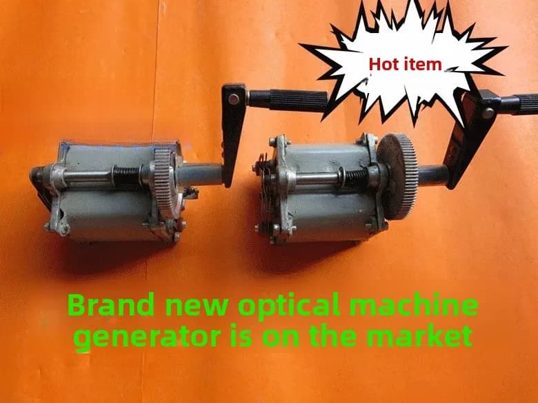 Hand Crank Generator HCX-3 – AC Power for Phone & DIY Lab, Magneto Generator