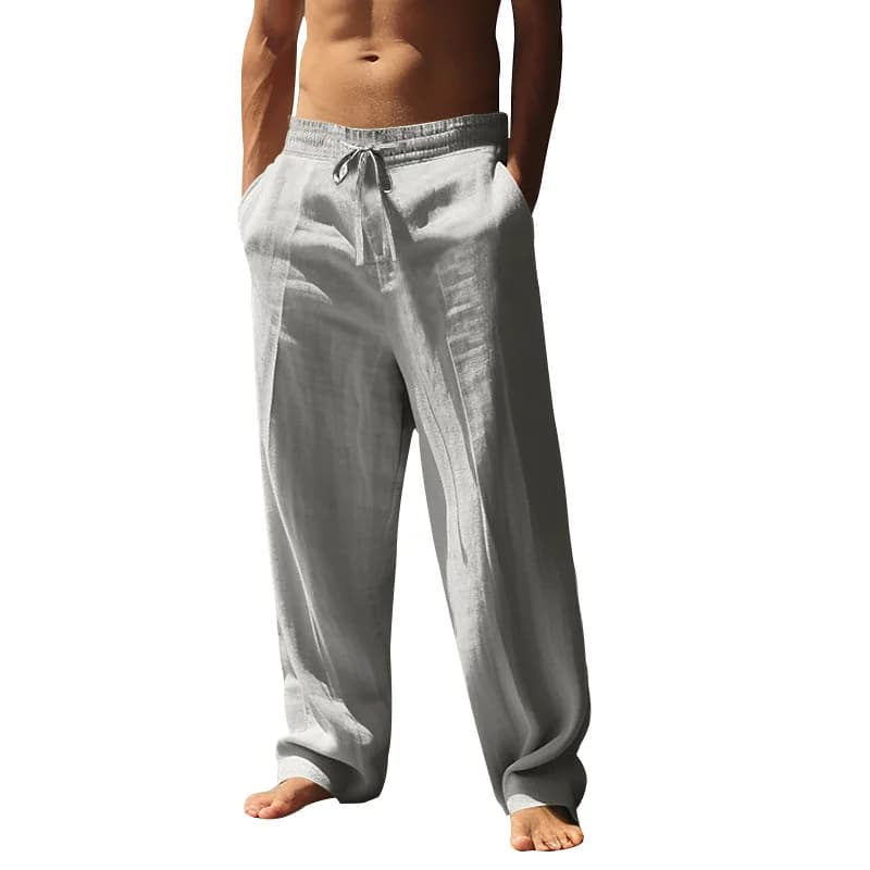 Men's Linen Cotton Summer Trousers