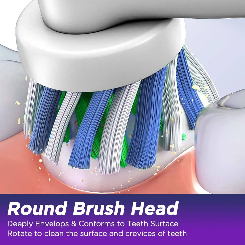 Electric Toothbrush 5-Mode Rotating Rechargeable IPX7