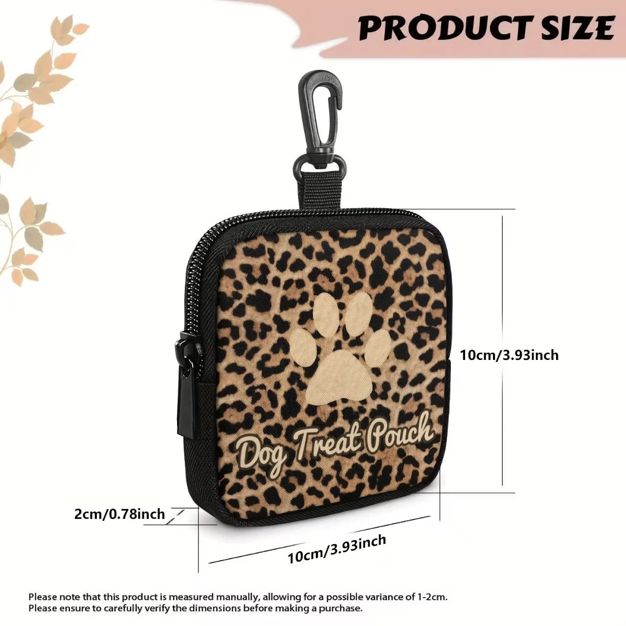 Pet Treat Training Pouch with Clip