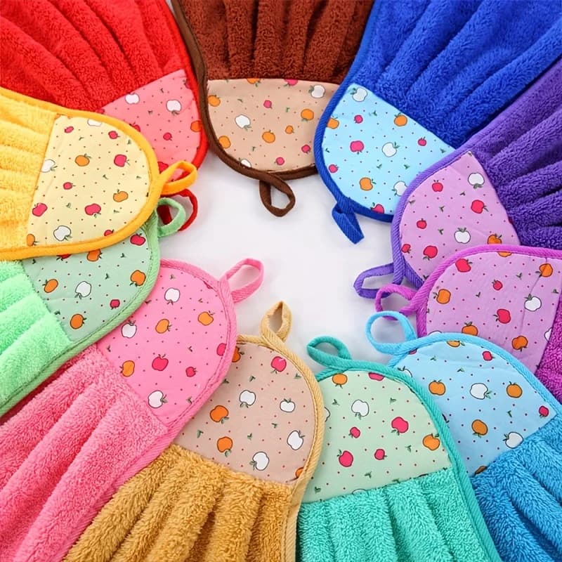 Microfiber Hand Towels with Loops