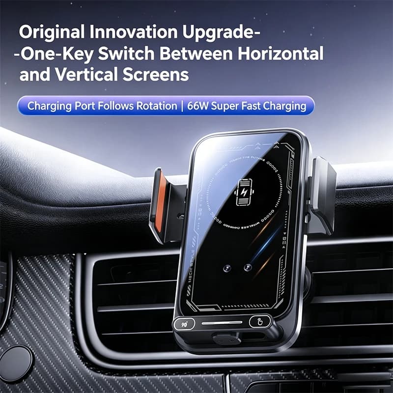 Car Phone Holder with Wireless Charger