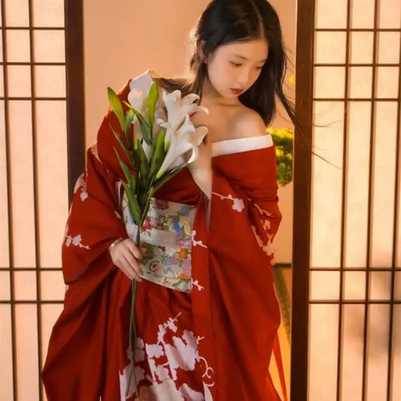 Women's Kimono-Style Formal Dress