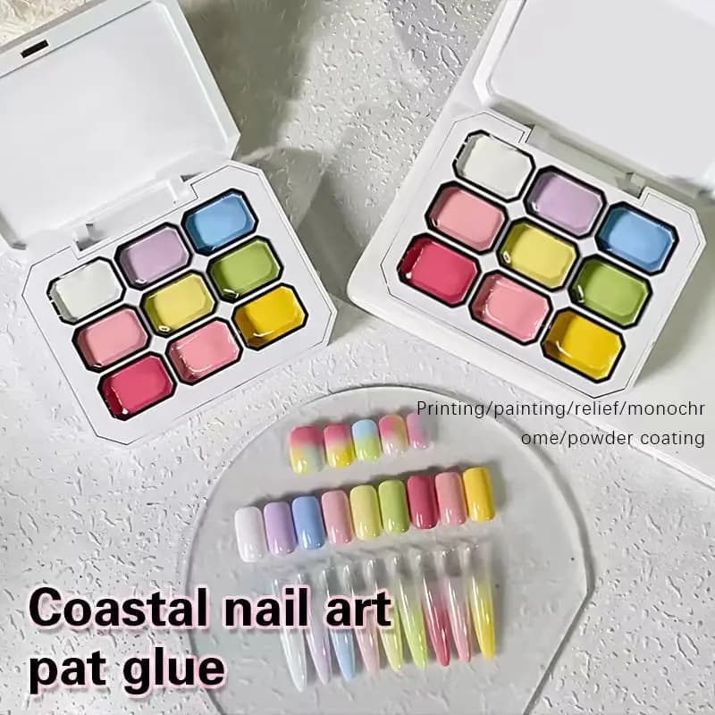 9-Color Gradient Nail Gel Kit