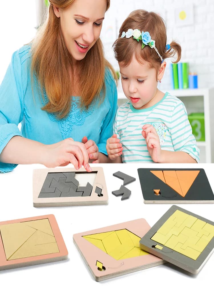 Wooden Puzzle Board for Kids