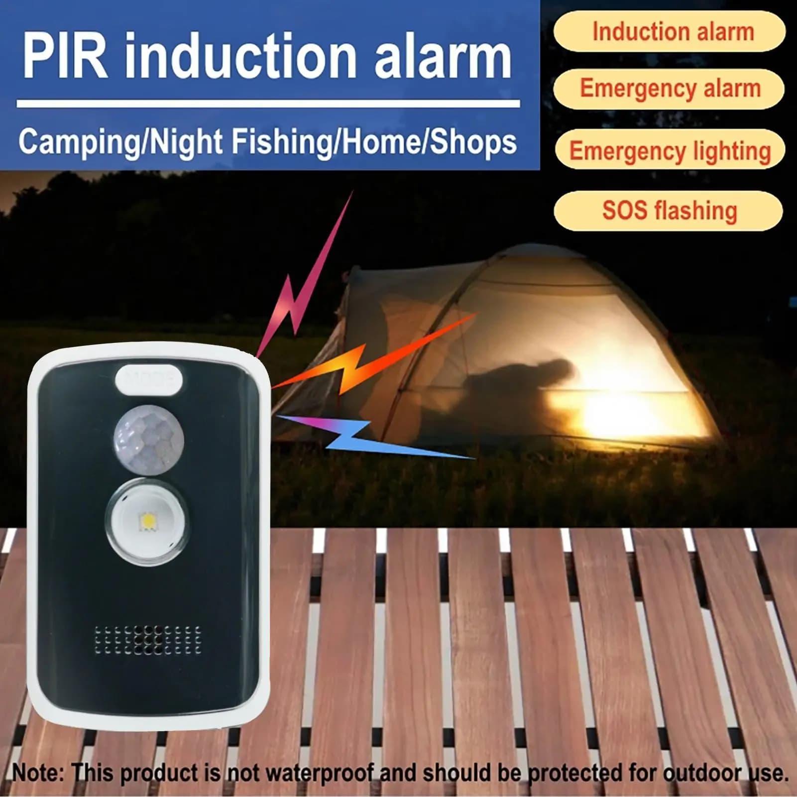 Portable Motion Sensor Perimeter Alarm