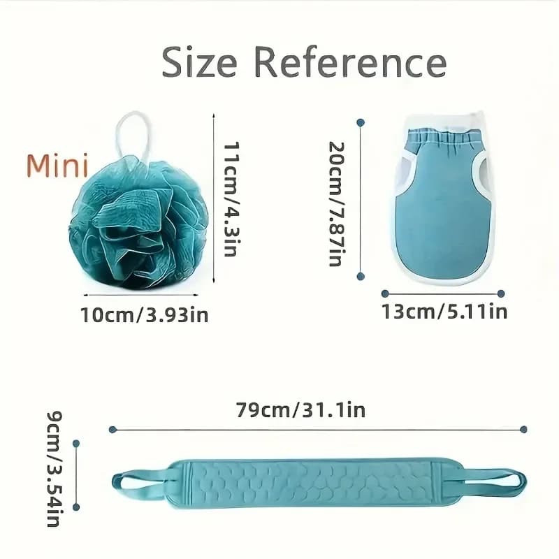 Thickened Bath Towel Three Piece Set