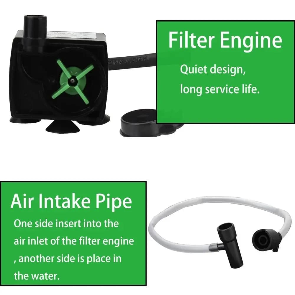 Internal Aquarium Filter with Pump