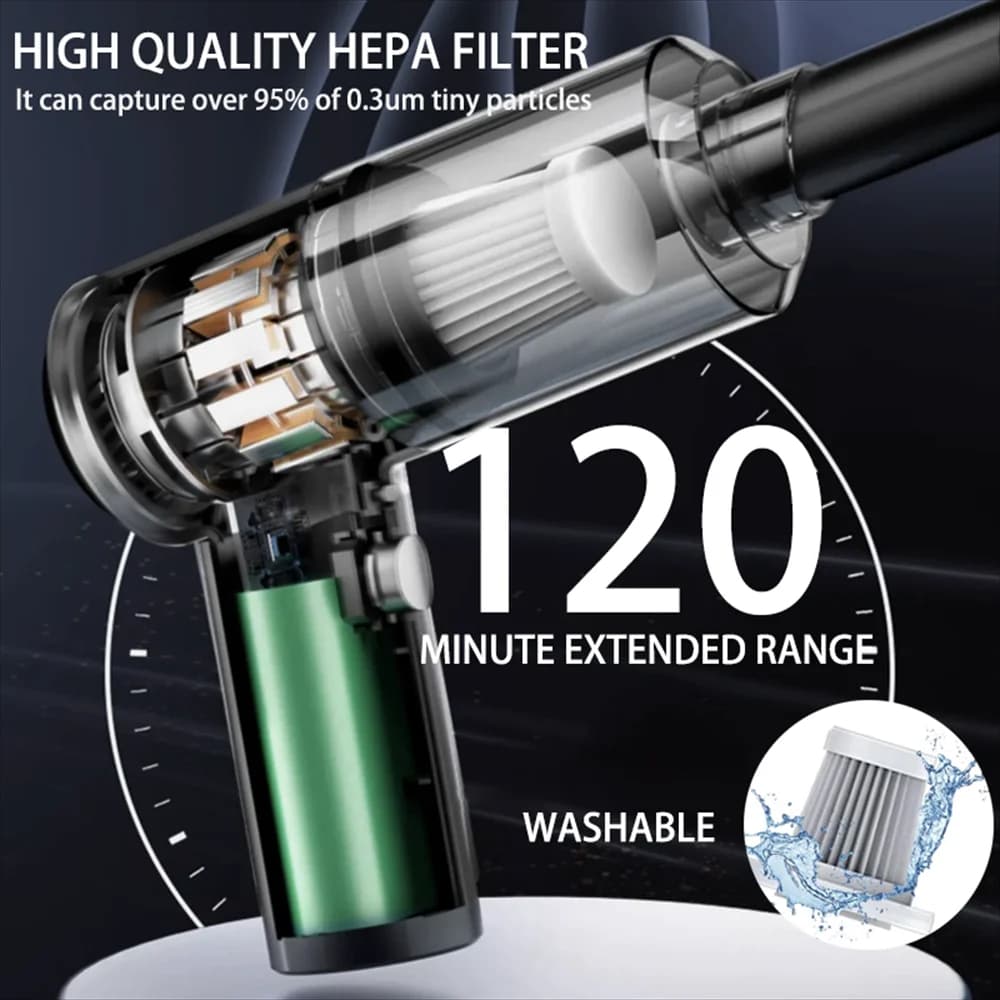 Cordless Handheld Vacuum with Blower Function