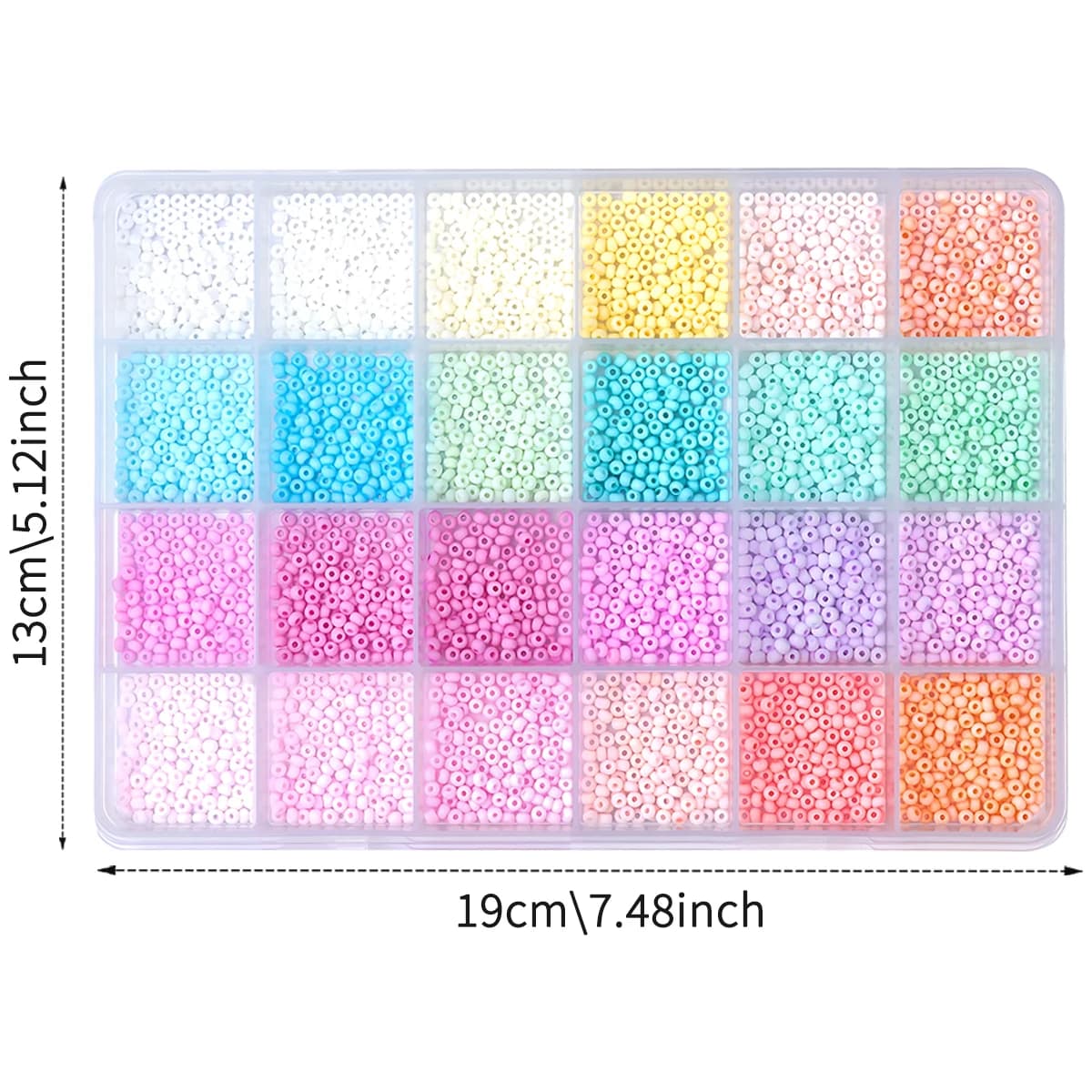 3mm Seed Beads Jewelry Making Kit 24 Colors