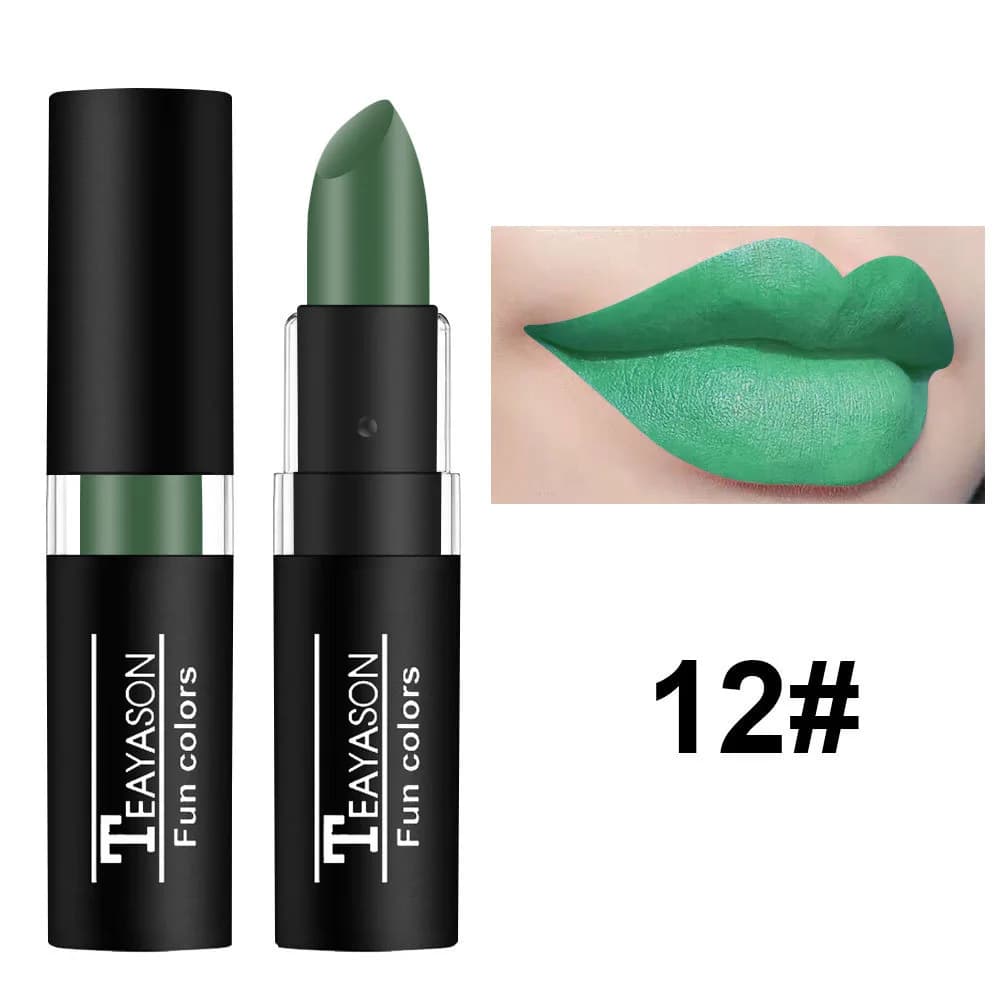 12 Color Waterproof Matte Lipstick Palette