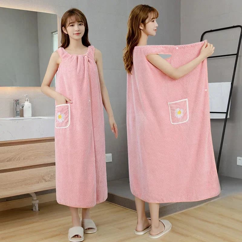 Women's Wearable Bath Wrap Towel