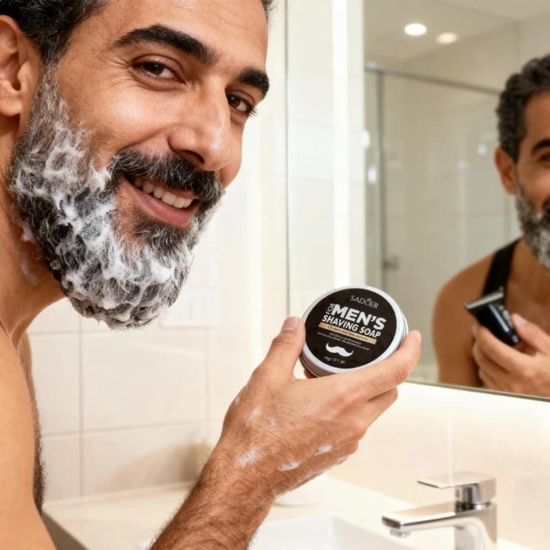 Men's Mint Olive Shaving Soap