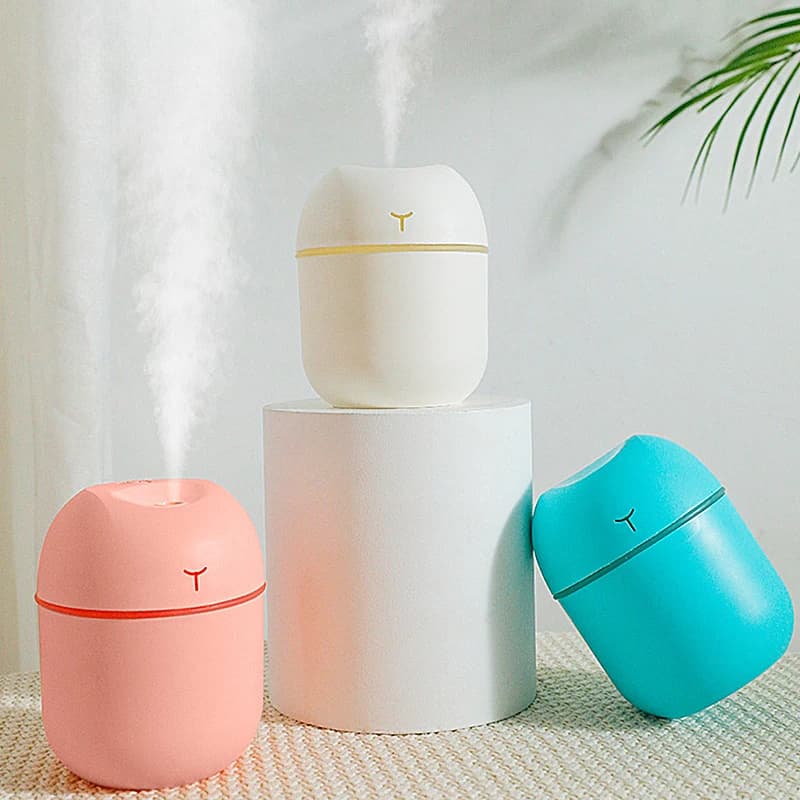 Mini Ultrasonic Humidifier with Night Light