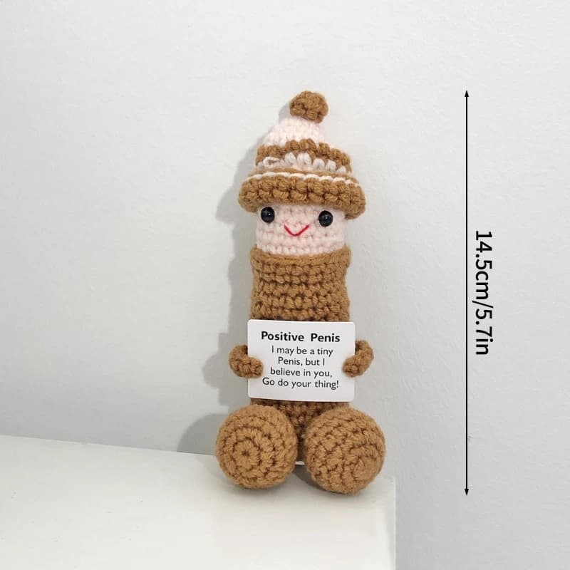 Crocheted Emoticon Desk Ornament