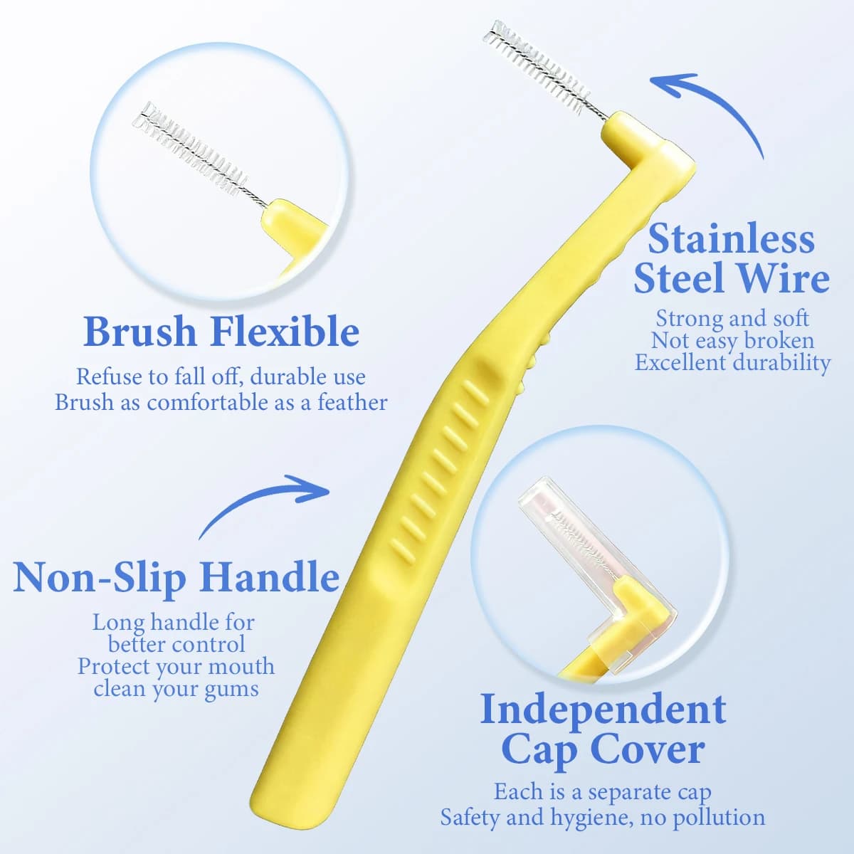 L-Shaped Interdental Brush