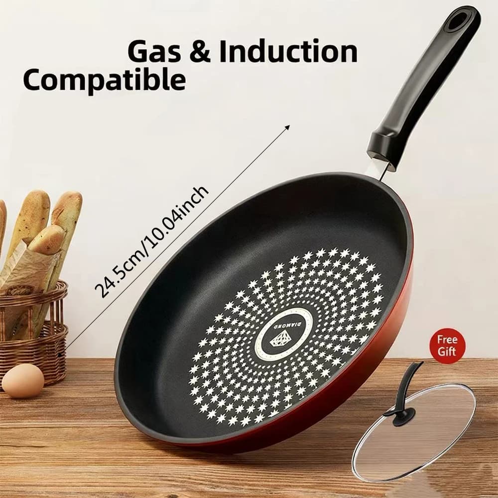 Non-Stick Frying Pan with Even Heat Distribution