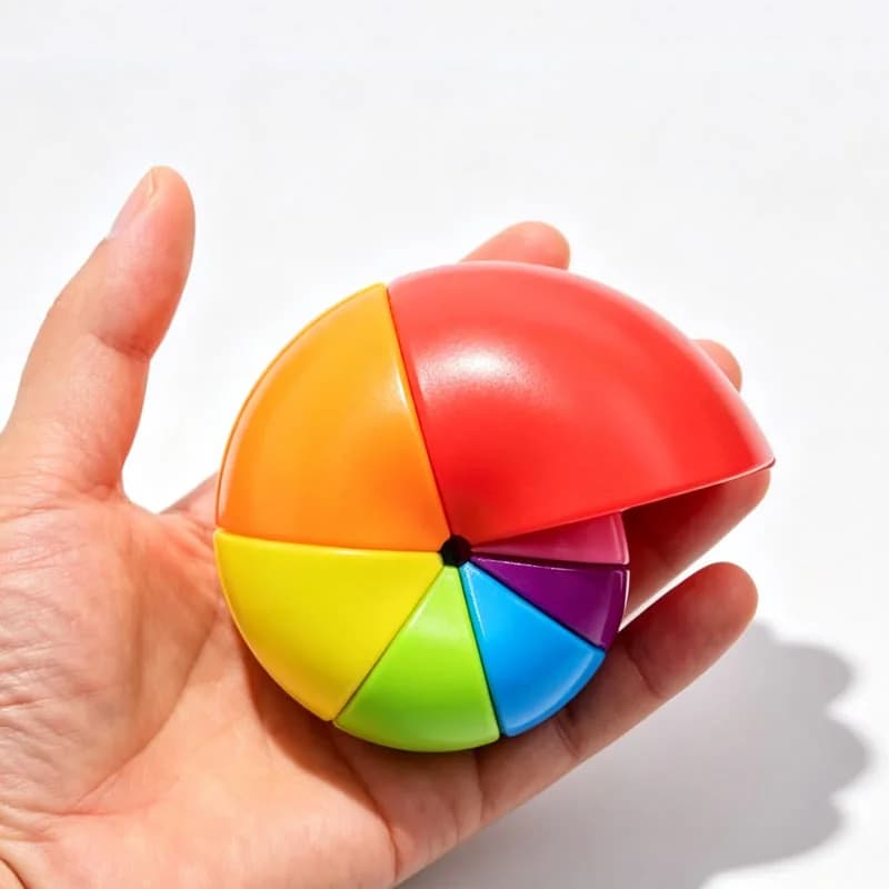 Rainbow Twist Puzzle Cube Speedcube