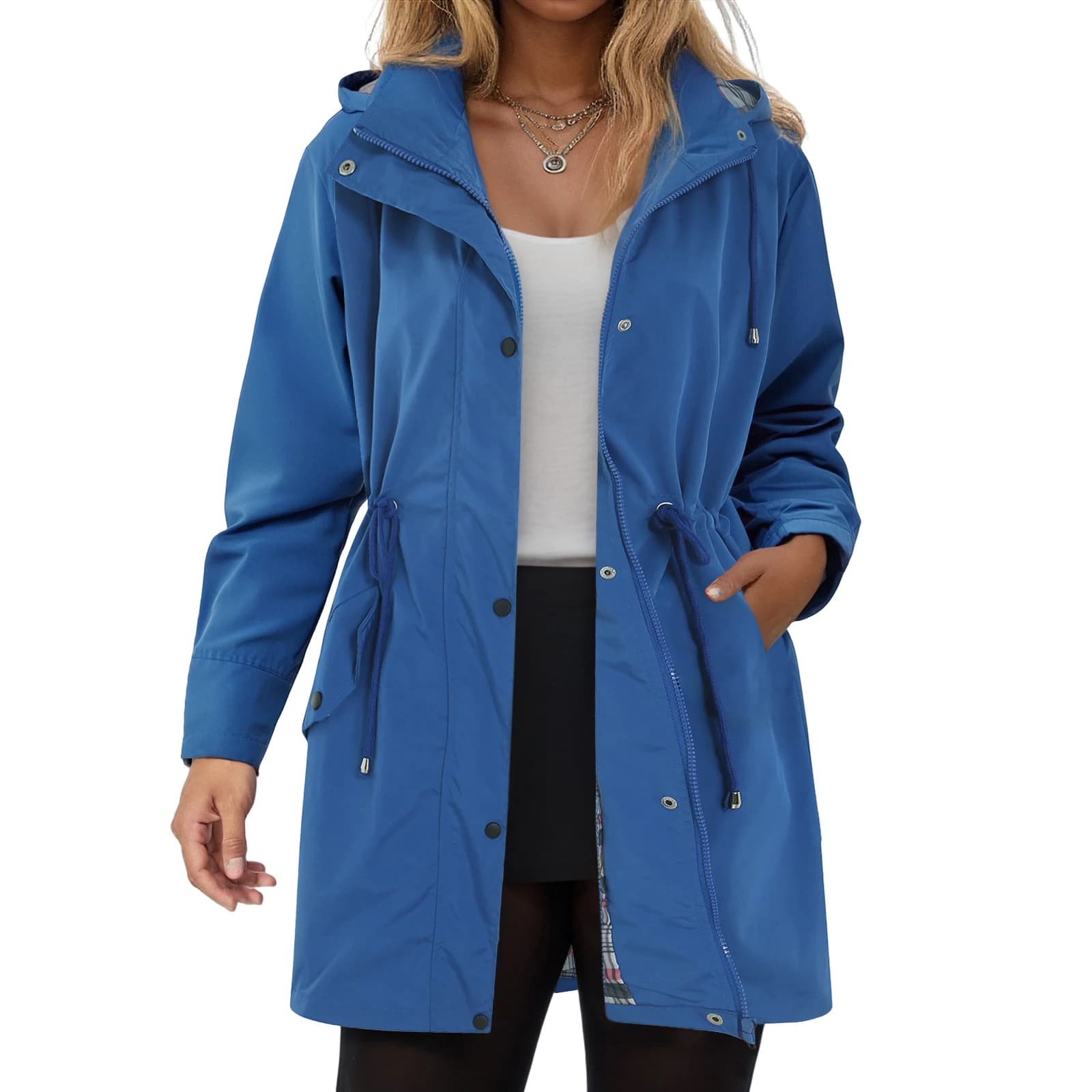 Women's Lightweight Hooded Rain Jacket