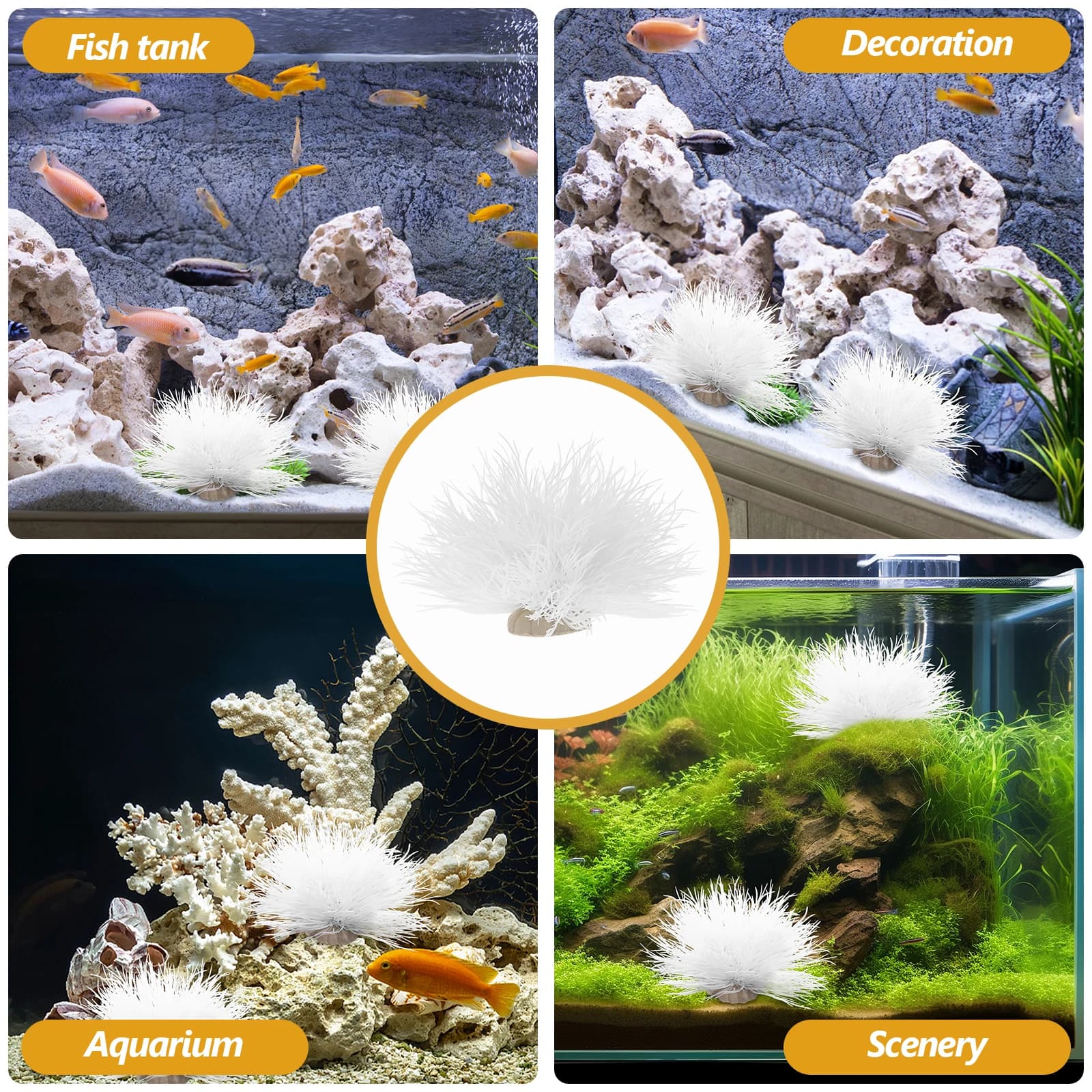 Artificial Aquarium Decor Plants Plastic Aquatic Plants Fish Tank Landscaping Ornament Underwater Plants Aquarium Accessories