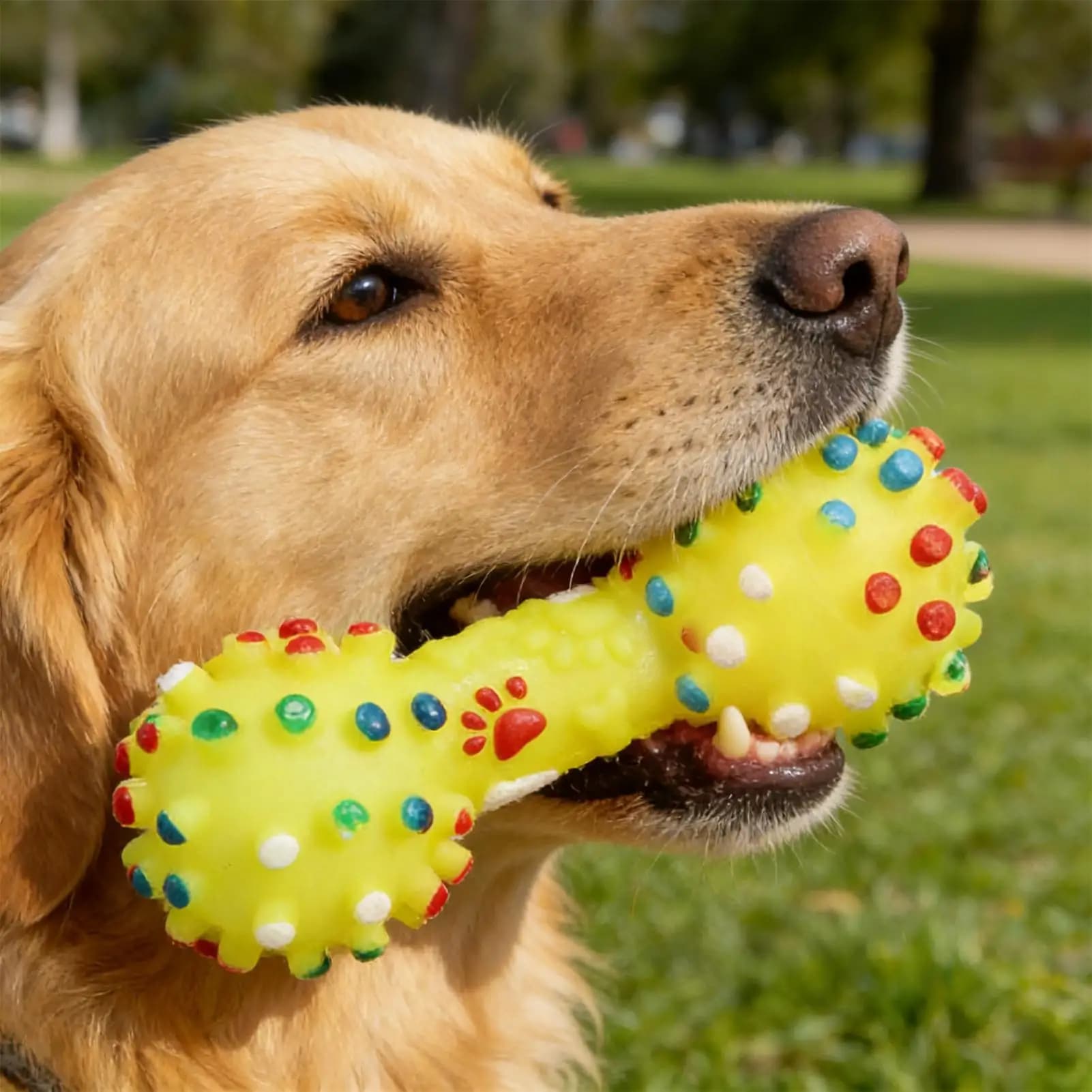 Small Dog Interactive Chew Toy with Whistle