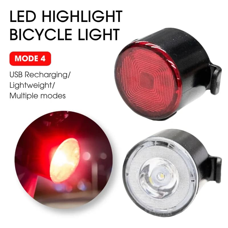 LED Bicycle Light Set Front and Rear