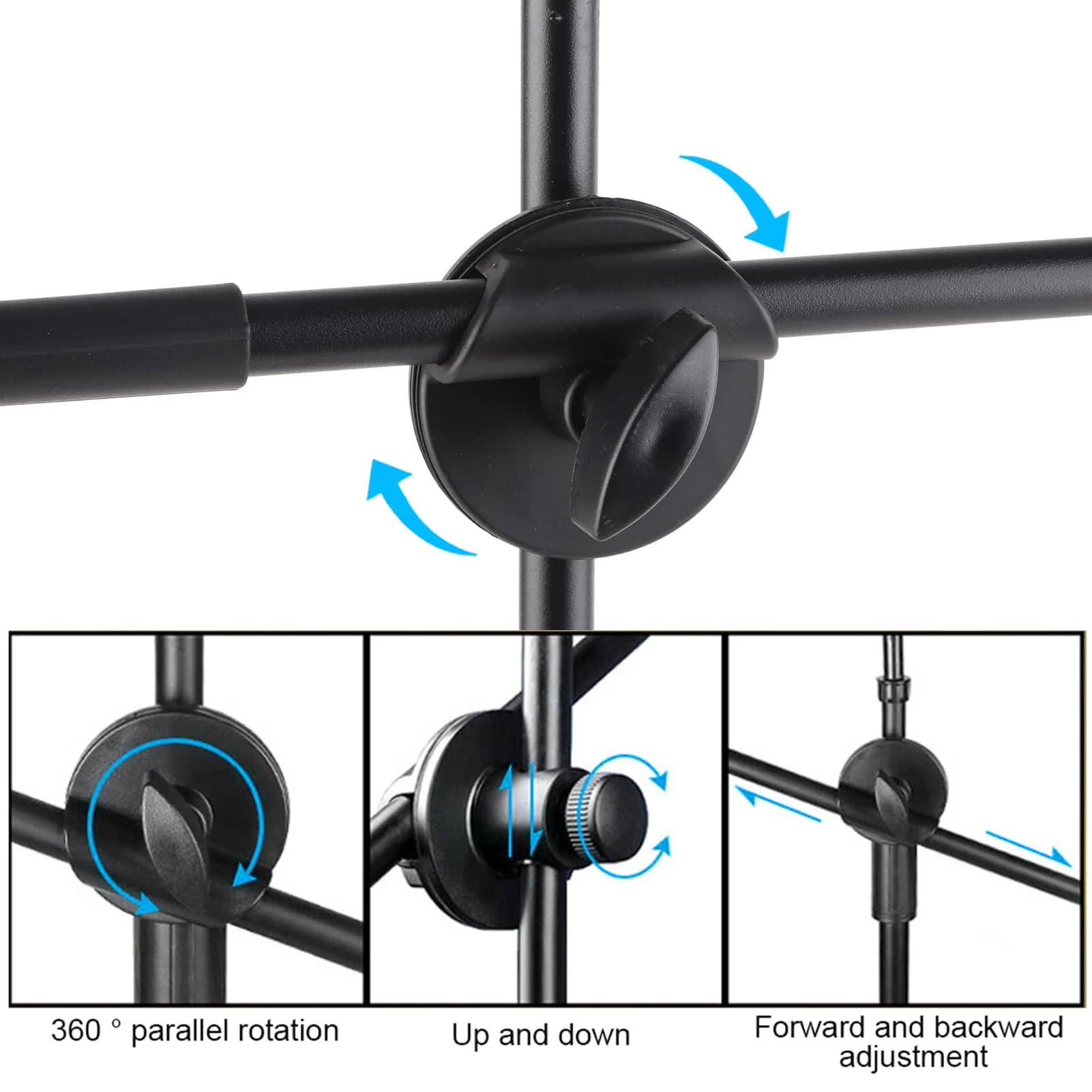 Desktop Phone Holder Stand with Rotating Arm