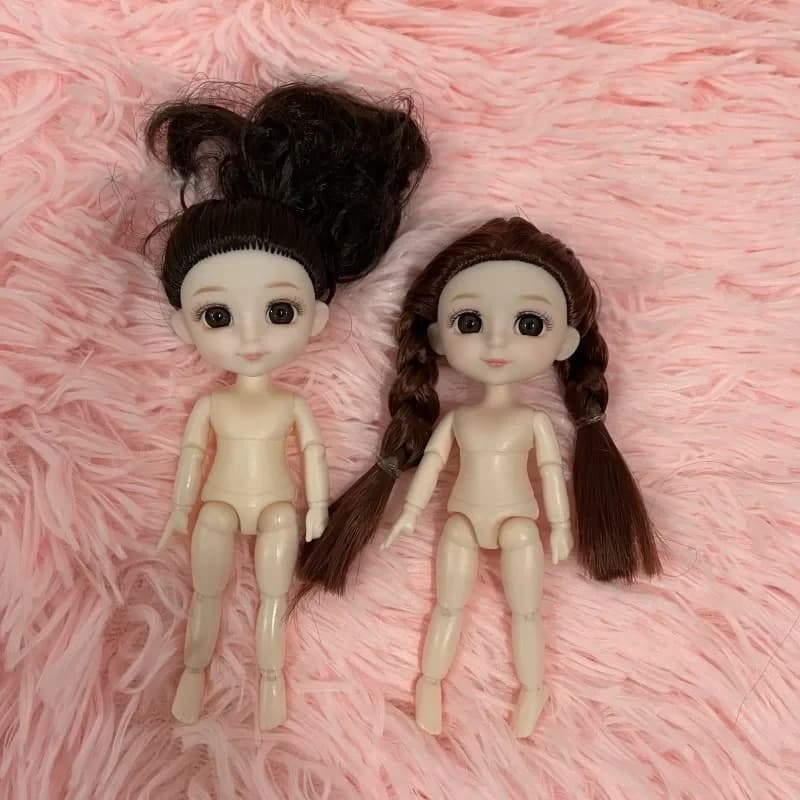 13 Cm Articulated BJD Doll With Movable Joints
