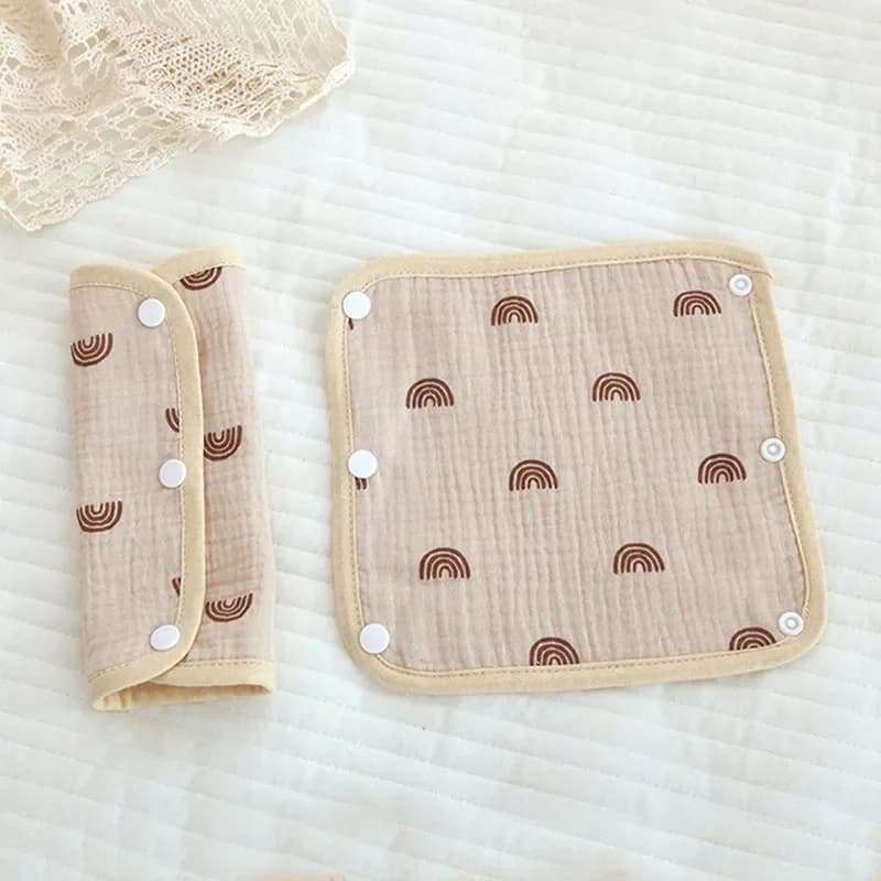 Baby Carrier Comfort Strap Covers and Drool Bib Set