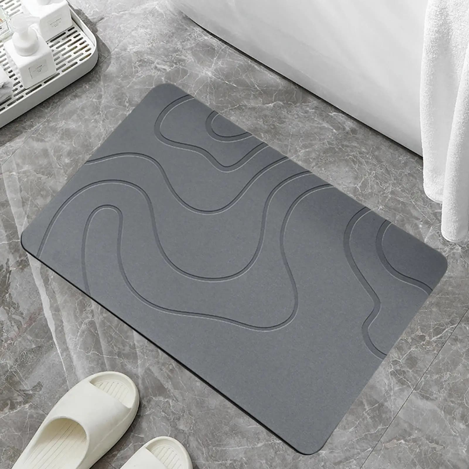 Diatomite Bath Drying Mat Non-Slip