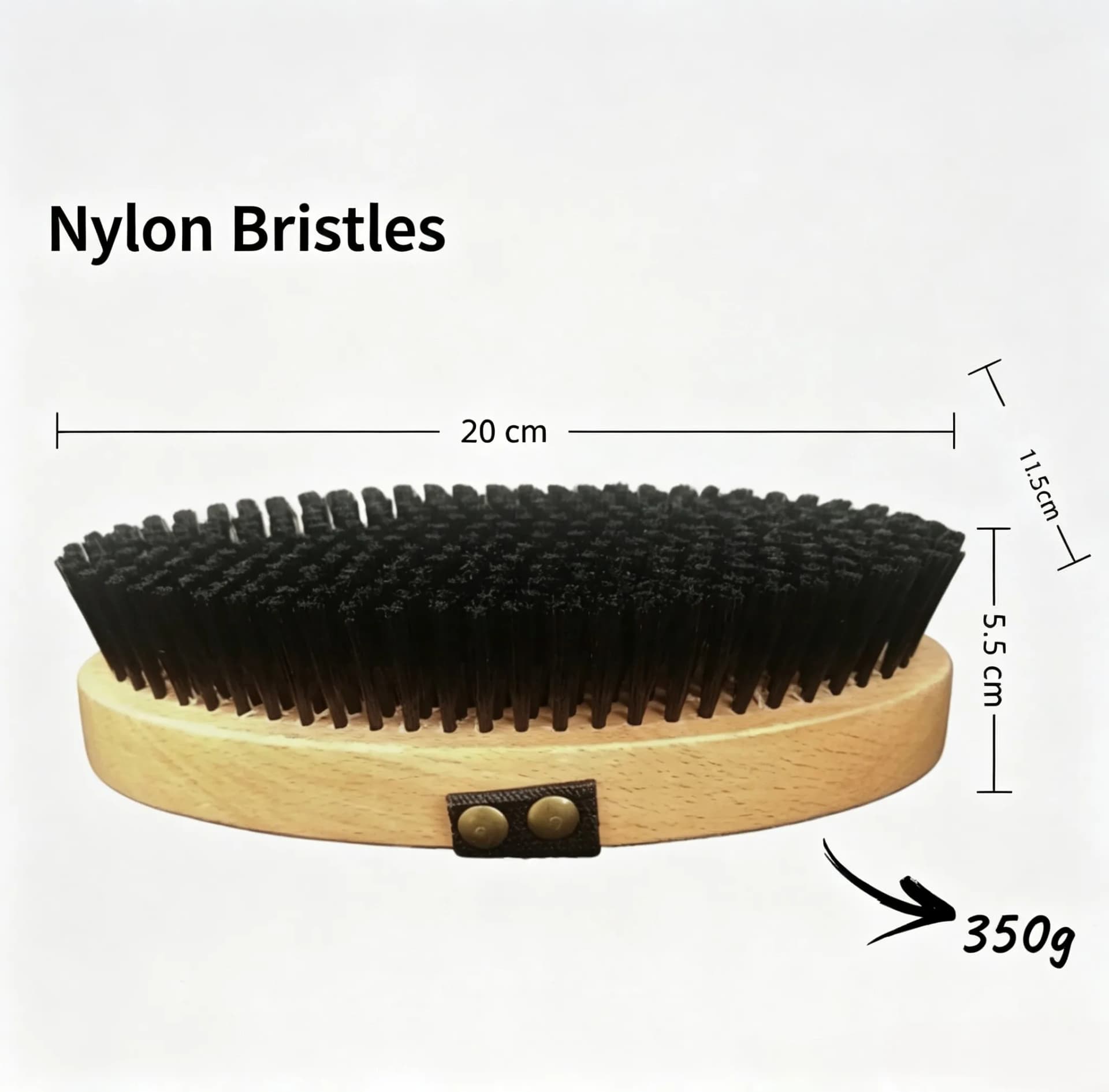 Wooden Horse Grooming Brush